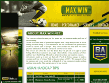 Tablet Screenshot of max-win.net